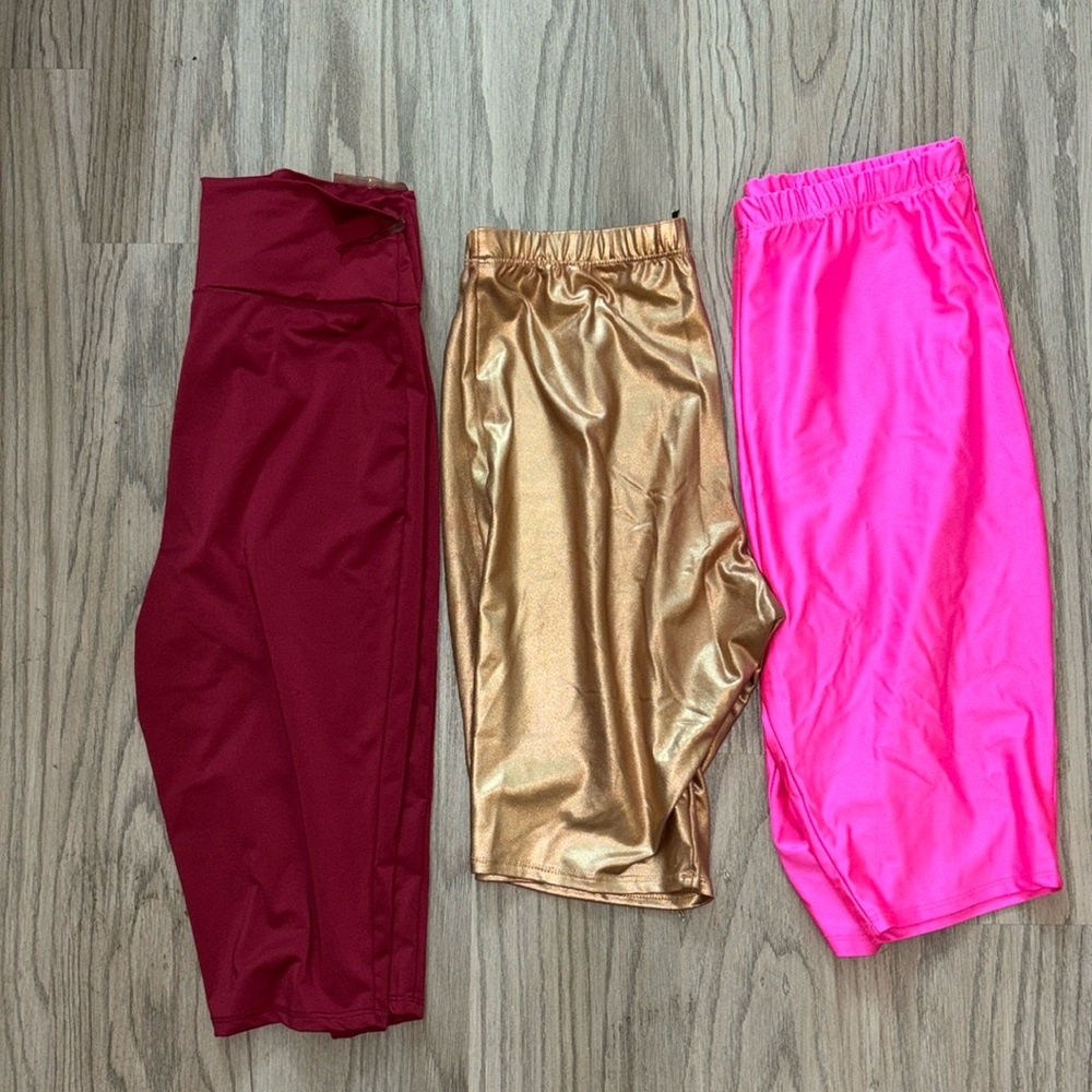 BUNDLE DEAL biker shorts